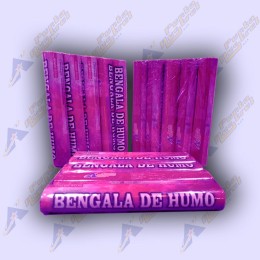 Bengala Humo De Cancha Fumigeno X5 (Fucsia)
