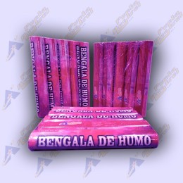 Bengala Humo De Cancha Fumigeno X5 (Rosa)