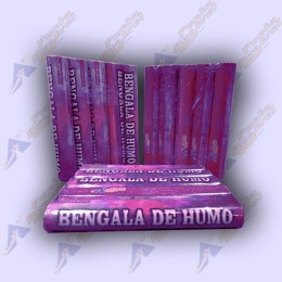 Bengala Humo De Cancha Fumigeno X5 (Violeta)