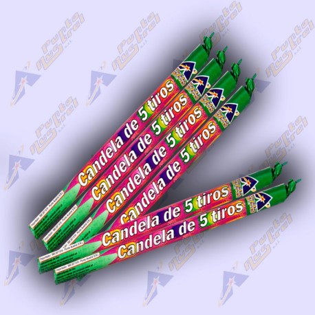 Candela De 5 Tiros x6 Unid. "Punto Austral"