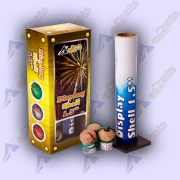 Bomba Displey "Shell Color" 1,5" x6 Unid.