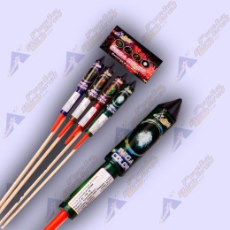 Caña Mega Color 4 Efectos Surtidos 50 Cm. x4 Unidades