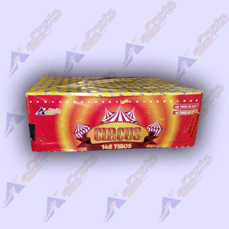 Torta "CIRCUS MAX" 100 Tiros 0,8 y 48 Tiros 1 Pulgadas