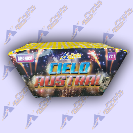 Torta "CIELO AUSTRAL FAN SHAPE" 72 Tiros Bajo Impacto