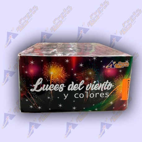 Torta Luces Del Viento y Colores 100 Tiros